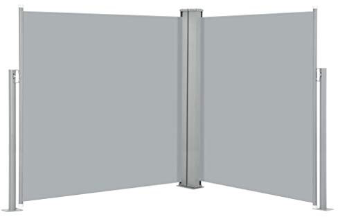 ARKEM Toldo Lateral retráctil Gris Antracita 140x600 cm Laterales Carpa Toldos Cortina