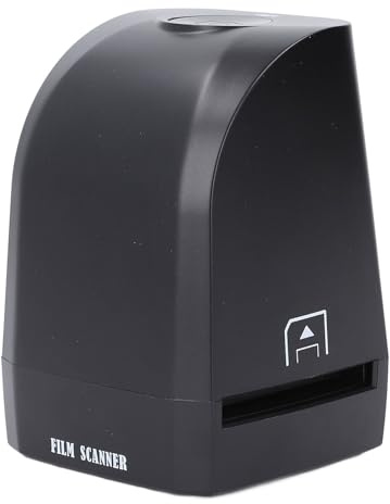 Filmscanner 8 MP USB-Filmscangerät, Konvertiert 35/135 Farbpositive, Negative, Farb- und Schwarzweißdias, 2400 Dpi/4800 DPI Hohe Auflösung