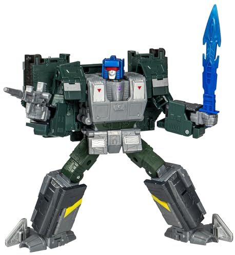 Transformers Legacy United Leader Class Overcharge, 7.5-inch Converting Action Figure, for Boys and Girls Ages 8+