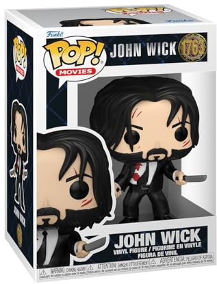 Funko Pop! Movies: John Wick 3 – John Wick - Vinyl-Sammelfigur - Geschenkidee - Offizielle Handelswaren - Spielzeug Für Kinder und Erwachsene - Movies Fans - Modellfigur Für Sammler
