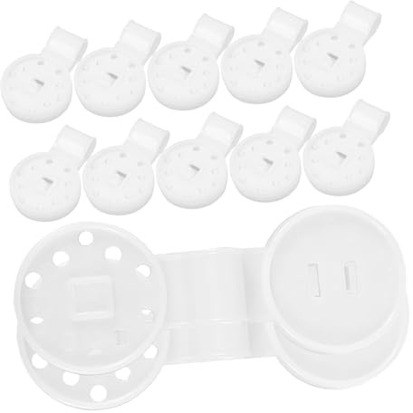 OKUMEYR 80 Clips en Plastique Ronds pour Toile D'ombrage de Jardin, Légers et Repositionnables, Lot de 80 Pièces pour Fixation Facile de Housses Serrage