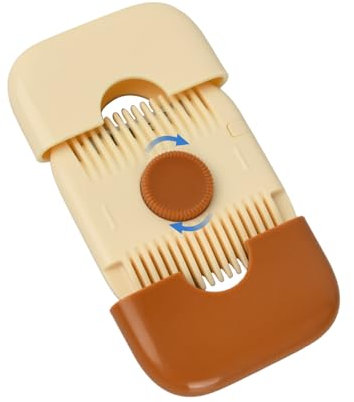 Hair Comb Cutter 2 in 1 Fringe Trimmer, Double Sided Hair Clippers With Split Ends, Detachable Design Comb, Interchangeable and Adjustable Blades