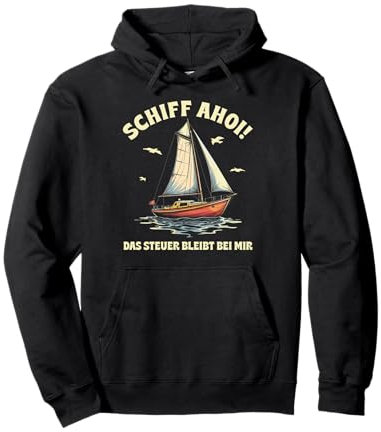 Lustige und witzige Segeln Geschenke Segel Boot Segler Pullover Hoodie