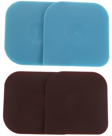 CIYODO 4pezzi Raschietto per Pentole in Nylon da AntiGraffio per Padelle in Ghisa Utensile da per Pulire Alimenti Pane Torte Impasto Fondente