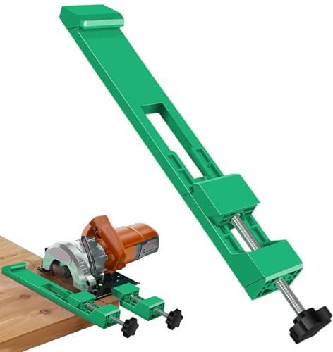 Cutting Machine Base Guide- 11.81x1.57x1.18Inches Saw Guide Rail, Saw Milling Positioning Clamp | Non-Slip Measuring Tool for Cabinet Door Drawer Installation Stand Bed Sawhorse Work Frame