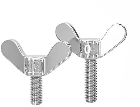 Bullone a farfalla, Bulloni e dadi a farfalla in acciaio inossidabile da 2 pezzi - Elementi di fissaggio resistenti for saldatura assemblaggio(M16*70mm)