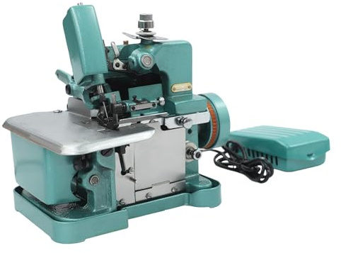 Macchina da cucire Overlock da 150 W 9000 giri/min, larghezza di sovrapposizione regolabile overlock macchina da 3000 punti/min per sartorie, negozi, centri commerciali