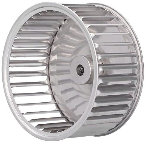 Haofy Rueda de Ventilador Centrífugo de Chapa Galvanizada, Tornillo de Rueda de Viento de Dirección de 6 Pulgadas en A, Fijo para Entusiastas de los Ventiladores Centrífugos de Alas Múltiples