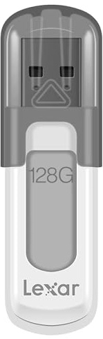 Memoria USB Lexar JumpDrive V100 Blanco Blanco/Gris 128 GB