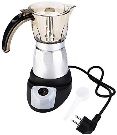 Olla Moka eléctrica de gran capacidad de 220 V ollas de juntas cubanas italianas cafetera espresso cafetera clásica cafetera exprés para lavavajillas(300ML)
