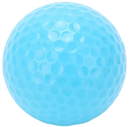 BuyWeek Balles de Golf Flottantes, 2 Couches Flottante Eau Gamme Balle de Golf Balles d'Entraînement de Golf Sports de Plein Air Balles d'Entraînement de Golf(Bleu Clair)