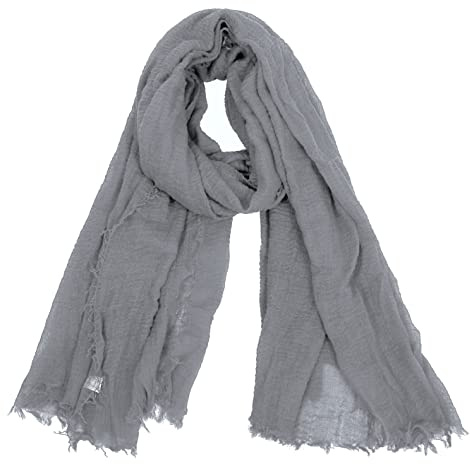Van Der Rich ® - Schal mit fein gekreppter Oberfläche für Damen und Herren