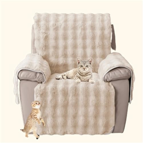 HYRAM Sofa Armlehnenbezüge, Sesselschoner Sesselauflage, Fernsehsessel Schutzbezug Anti-Rutsch, Relaxsessel Bezüg Sesselüberzug Für Weiche Abnehmbar Sesselbezüge (3 Seater(8pcs),Weiß)