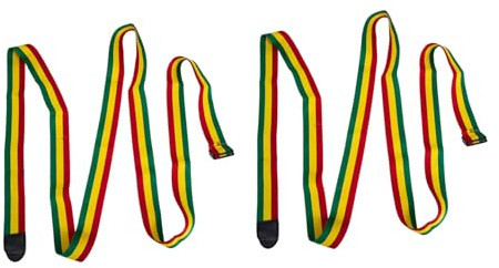 Verstellbare Djembe Gurte für Afrikanische Trommel, Baumwolle | Ersatz für Trommelriemen, Sicherer Halt mit Komfortabler Länge, 2 Stück-pack für Zubehör
