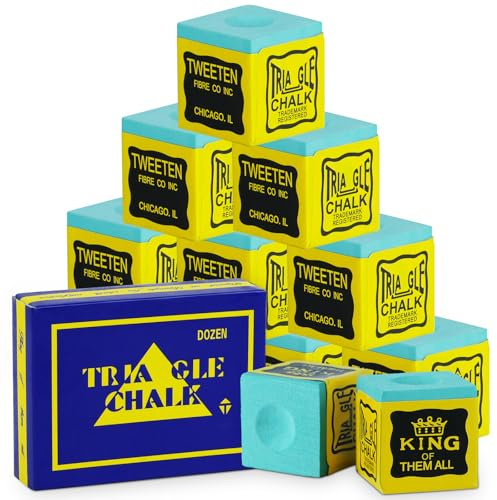 flintronic biljardkrita, 24 st snooker chalk biljardkrita, pool kötärningar, halkfri pool kö krita, för hem, barer, turneringar, spel