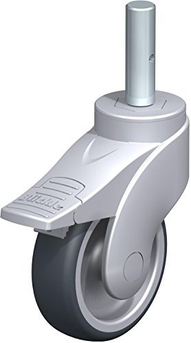 BLICKLE LENKROLLE MIT FESTSTELLER MIT ZAPFEN LWG-TPA 126G-FI-ZA55. MIT GLEITLAGER. DURCHMESSER 125 mm