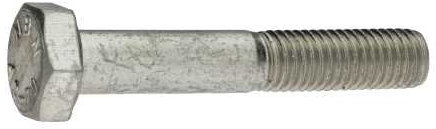 Reidl Sechskantschrauben mit Schaft 6 x 60 mm DIN 931 A2 blank 100 Stück
