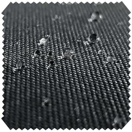 novely® ARAGON WASSERABWEISEND UV+ - Premium Outdoor-Stoff - Lichtechter Möbelstoff - Polsterstoff in Baumwoll-Optik für Gartenmöbel - Pflegeleichte Meterware 1lfm Farbe: | 40 Anthrazit