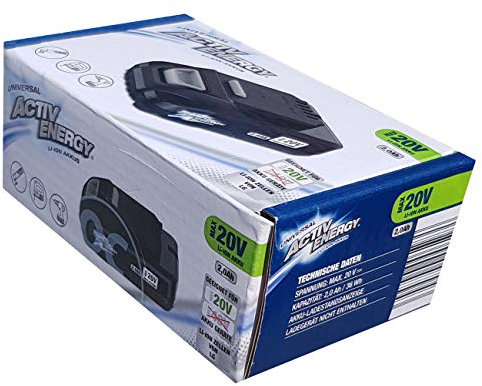 ACTIV ENERGY LI-ION Akku 20 Volt 2,0Ah 36 Wh für FERREX Akku-Werkzeuge Gartengeräte