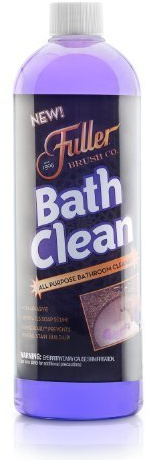 Fuller Brush Bath Clean – 24 oz Bathroom Cleaner Bottle with Spray– Dissolves Soap Scum, Hard Water Stains & Mineral Build-Up – For Sinks, Showers & Tubs – Pack of 2