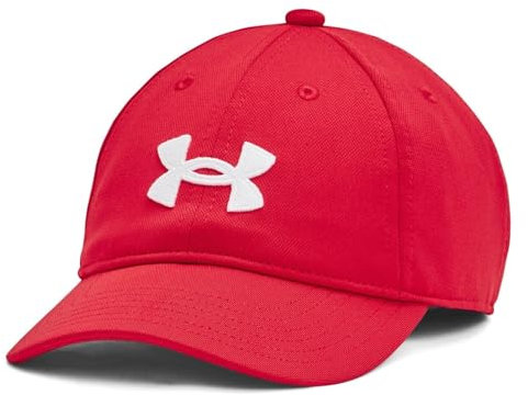 Under Armour Boys Caps Boy's Ua Blitzing ADJ, Red, 1376712-600, OSFM