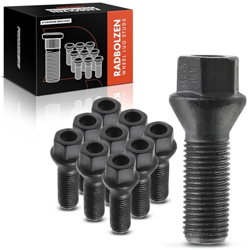 Frankberg 10x Radbolzen Radschraube Vorne Hinten M14x1.5 36136781152 | Kompatibel mit 7er E65 E66 E67, X3 E83