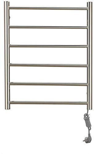 Scaldasalviette, Scaldasalviette, Scaldasalviette elettrico, Scaldasalviette moderno Radiatore scaldasalviette da bagno, Riscaldamento a temperatura costante, Design a tubo tondo, Asciuga asciugamani