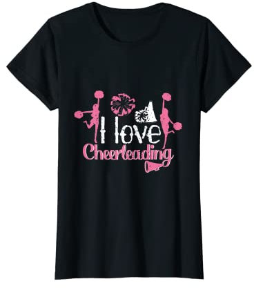 Cheerleaderin Cheerleader I love Cheerleading T-Shirt