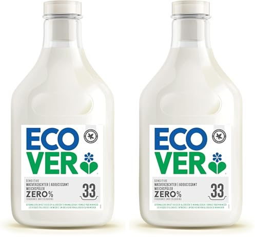 Ecover SUAVIZANTE ROPA ZERO 1 L (Paquete de 2)