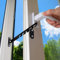 Window Locks Child Safety Cat Window Guard Security Bars Flat Cats Window Protection Latch Child Patio Bedroom Door Stay Hold Open Baby Proof Cupboard Locks Window Restrictors for Upvc (16.5cm Black)