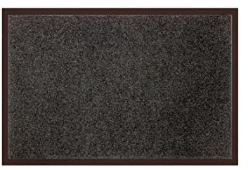 Acomoda Textil – Felpudo Atrapapolvo de Entrada, Alfombra Rectangular de Goma Resistente y Antideslizante. Alfombrilla Acolchada de Fácil Limpieza Ideal para Interior y Exterior. (Gris, 80x120 cm)