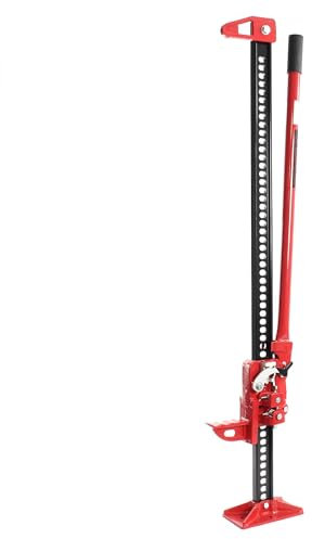 WilTec Farm Jack Up to 3000 kg Lifting Height 12.2-105 cm High Lift for 4x4, ATVs, Trailers or Off Road Vehicles