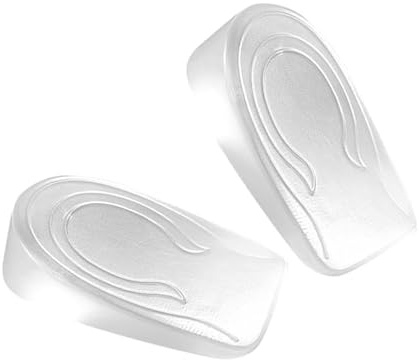 1 paire de talonnettes en silicone - 2 cm - En terre de silice - Pour talon d'Achille - Pour chaussures - Pour homme - 2 cm