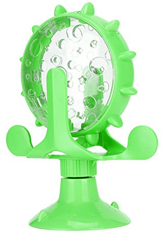 TIKATARER Distributeur de Friandises pour Chat, Distributeur de Friandises Interactif pour Chat, Jouet Distributeur de Friandises pour Chat, Moulin à Vent Rotatif à 360 Degrés, Jouet