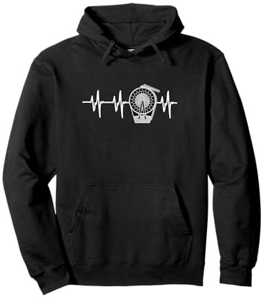 Heartbeat Feuerwerk Pullover Hoodie