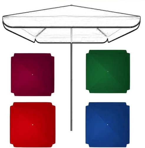 Copertura di ricambio per ombrellone da giardino, impermeabile, 3 x 3 m, per esterni, 250 x 320 cm