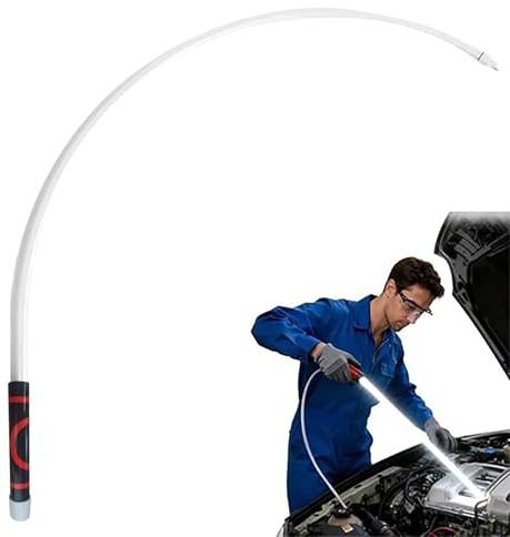 Linterna LED, linterna flexible, luz de trabajo profesional, herramienta de iluminación automotriz portátil para todoterreno, motores SUV y áreas de difícil alcance, 7 horas de duración de la batería