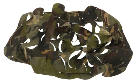 ifundom Funda de Casco Táctico de Camuflaje Rápido Ajustable para Caza y Paintball, Malla Ligera y Transpirable, Cubierta para Casco de Campo Resistente al Desgaste, Uso en Exteriores