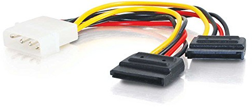CablesToGo 81854 - Cable adaptador Dual SATA Power Splitter