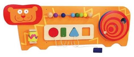 Bartl I'm Toy 100396 Wandspiel Löwe Motorikspiel für Kinderzimmer, Wartezimmer, Kinderkrippe