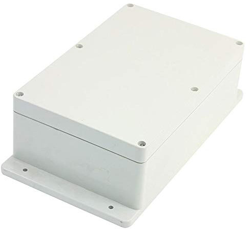 BestTong ABS Plastic Junction Box Dust-Proof Waterproof IP65 Indoor Outdoor Electrical Enclosure Box Universal Project Enclosure with Fixed Ear Grey 230mmx150mmx85mm 9 x 5.9 x 3.3 Inches
