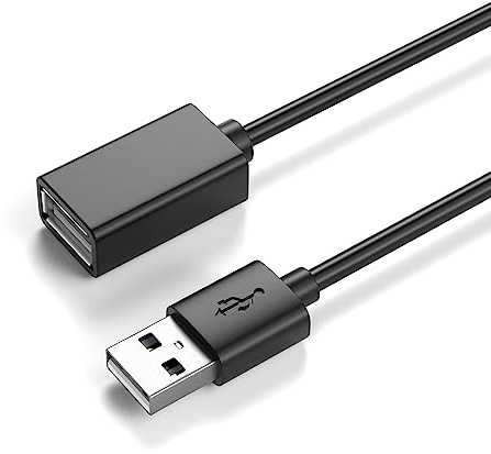 JAMEGA - 1,5m USB 2.0 Verlängerungskabel | A-Buchse Auf A-Stecker für Stick, Tastatur, Drucker, Scanner, PS4/PS5 Controller, Hub, Externe Festplatte