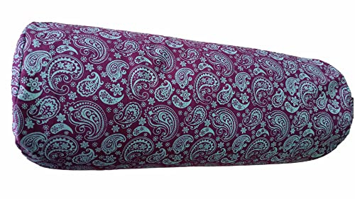 Tvamm-Lifestyle Yoga Bolster Special 65 x 22 cm Buckwheat Hulls Filled (Tushar Deva)