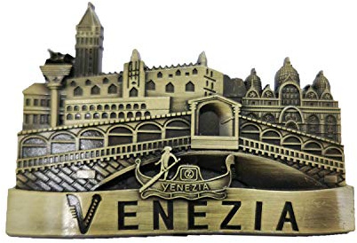 3D Venedig Italien Kühlschrankmagnet Souvenir Metal Collection, Venedig Kühlschrankmagnet Geschenk Magnetic Sticker Home Küche Dekoration