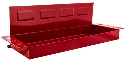 TCP Global 12 Magnetic Tool Shelf - Toolbox & Cabinet Organizer - Magnetic Tray for Shop, Garage, Workshop - Metal Surface Mount, Tool Box Accessories for Home, Workspace and Garage