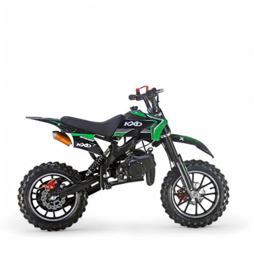 KXD 701A/706A/708A/705A 49cc 2Takt 4Takt Dirt Cross Pocket Enduro Dirtbike Motocrossbike Motocross Motorrad Cross 49ccm Vorderrad (grün, KXD 701A 49ccm 2Takt MOTOCROSS)