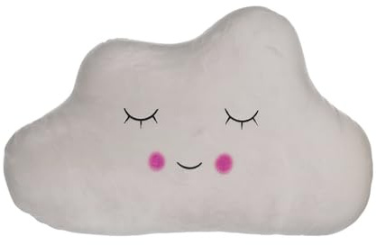Dream Hogar Cojin Nube Suave Original Poliester Decorativo - Nube Gris 1 Unidad