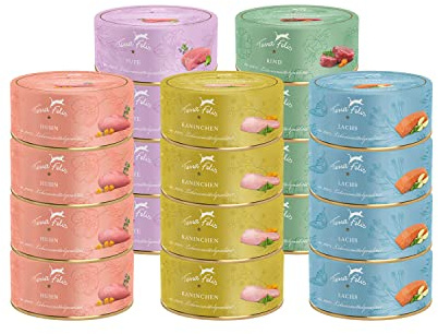 Terra Felis Famousse Monoproteína, Comida húmeda para Gatos, 20x80g