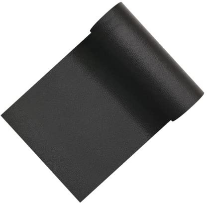 Leder Reparatur Set Kunstleder Selbstklebend, Lederflicken Selbstklebend Kunstleder Reparaturset Schwarz, für Bürostuhl Kopfteile Sofa, 8 x 150 cm