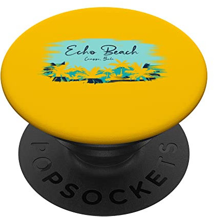 Beach Canggu Vacation Holiday Bali Flag PopSockets Swappable PopGrip